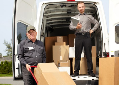 Local movers helping with a home move in Loxford