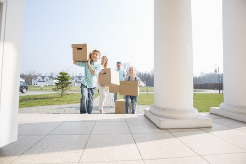 Man and van service supporting a small business move near Loxford