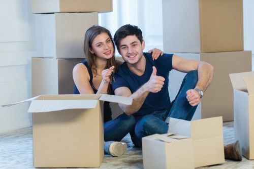 Staff training and safe handling during a house move in Loxford