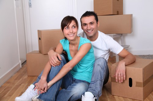 Man and van helping with furniture transport in Loxford