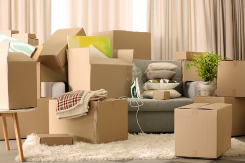 Local moving truck service near Loxford residential streets