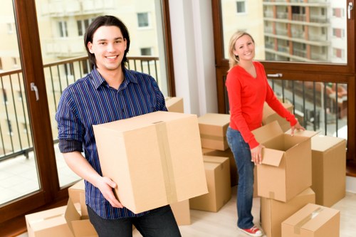 Commercial removals setup for an office move in Loxford